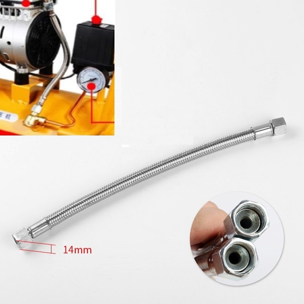 High Quality Connecting Pipe Flexible Hose Silver 280mm Air Compressor