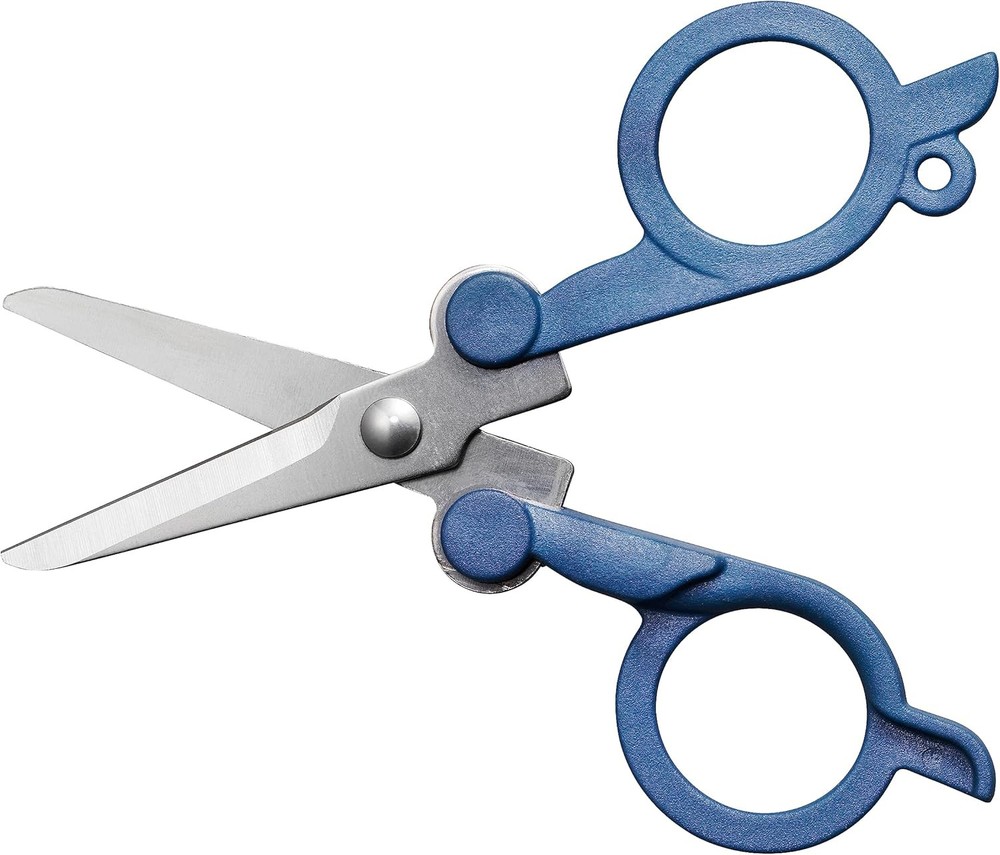 Travel-Friendly Compact Folding Scissors, TSA-Compliant, Mini Craft Tool