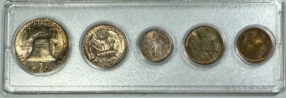 1956 Silver Mint Set Toned