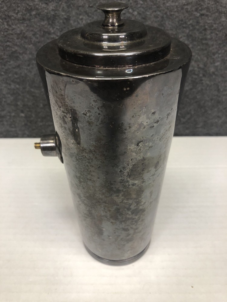 Restoration Hardware Gentleman’s Coffee Server Silver Plated (No Handle, Patina)