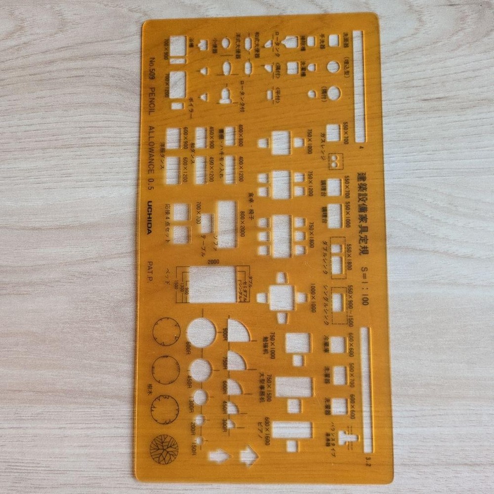 TOTO drafting template set 1/30 #5af29e