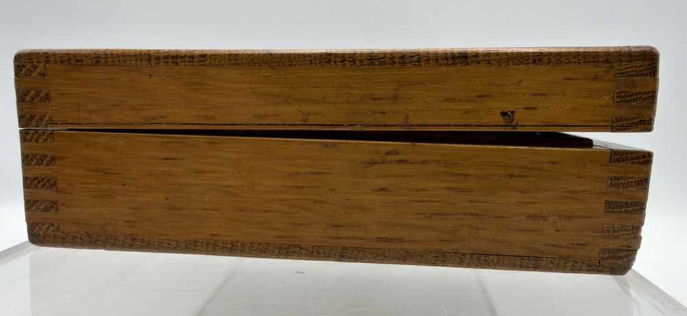 STANLEY LONDON ANTIQUE VICTORIAN ENGINEERING DRAFTING INSTRUMENT SET - OAK CASE