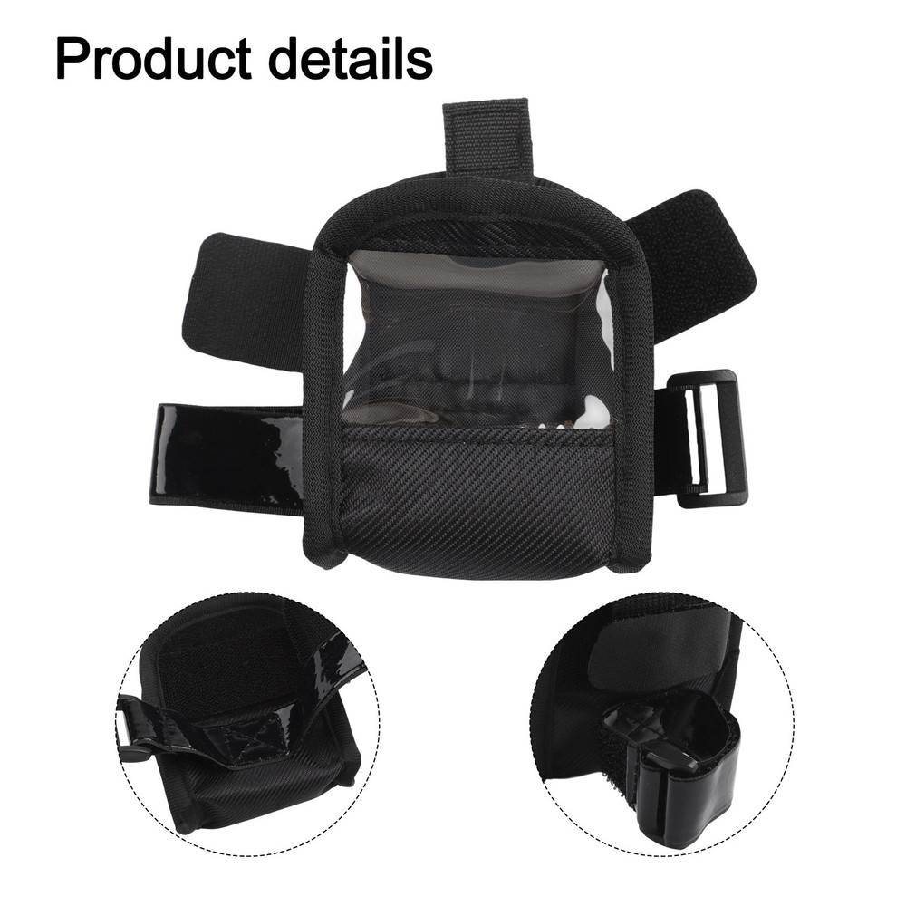 Portable Nylon Wireless Bodypack Transmitter Pouch with Transparent Front