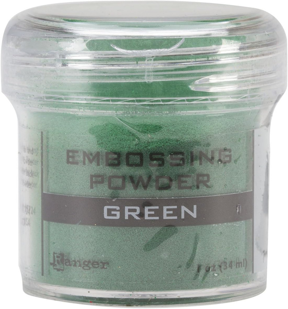 Embossing Powder, Green, 1 Oz