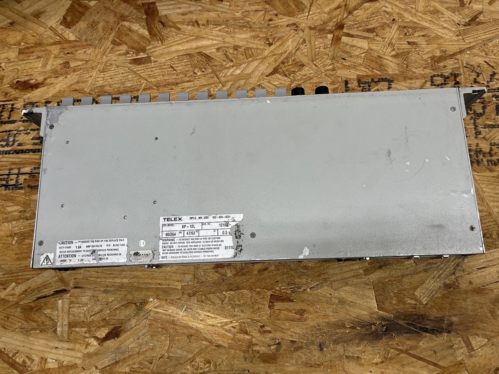 UNTESTED RTS Telex KP-12L 12 Position Key Panel Intercom System