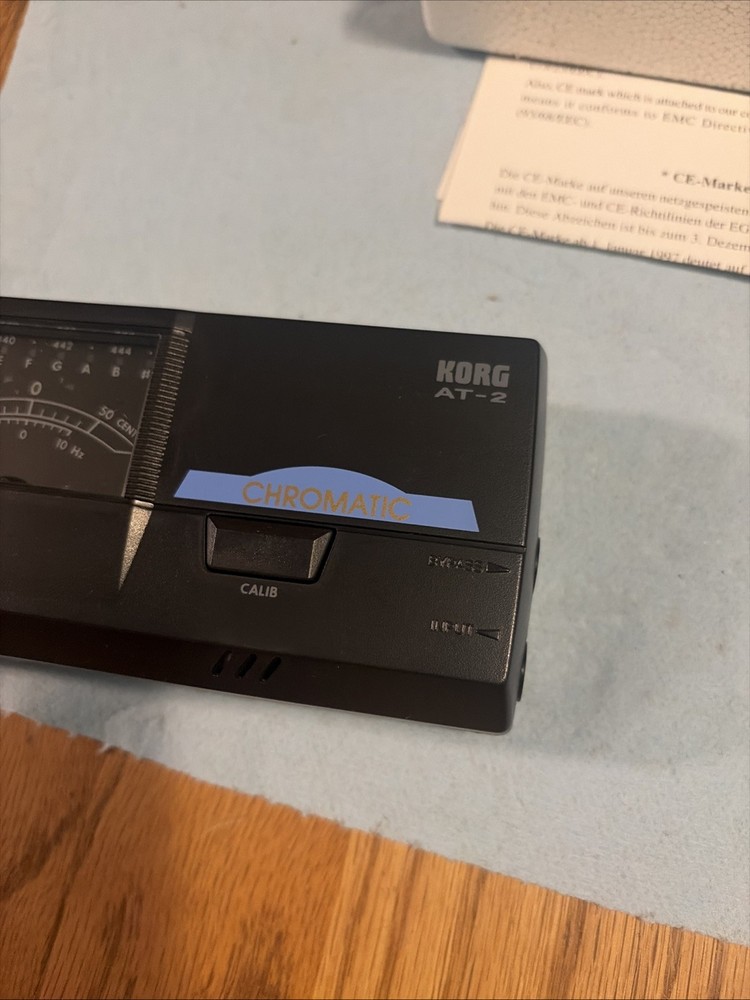 KORG AT-2 Auto Chromatic Tuner with Original Packaging
