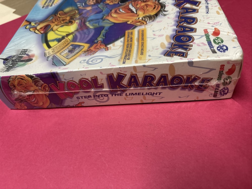 Kool Karaoke w/Microphone CD-Rom Windows 95/98 & IBM PC