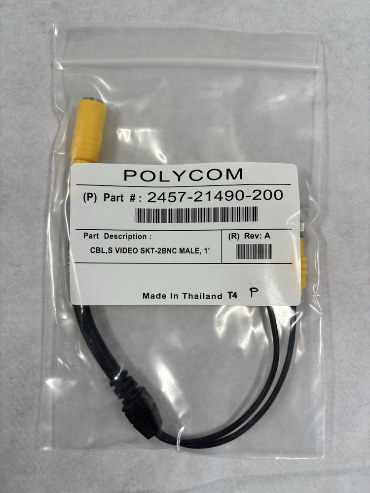 Polycom HDX Cable & Accessory Cord Bundle Kit – Open Box – Includes Cables, Docs