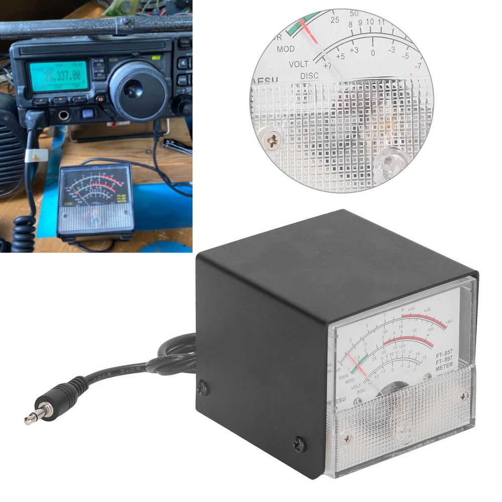 SWR Test Meter Pointer Type Power Detector Standing Ratio Meter Tool Part