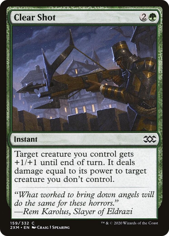 Clear Shot Double Masters 159 MTG LP