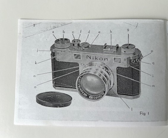 Nikon M Camera Instruction Manual with instructions for using Nikkor Lens