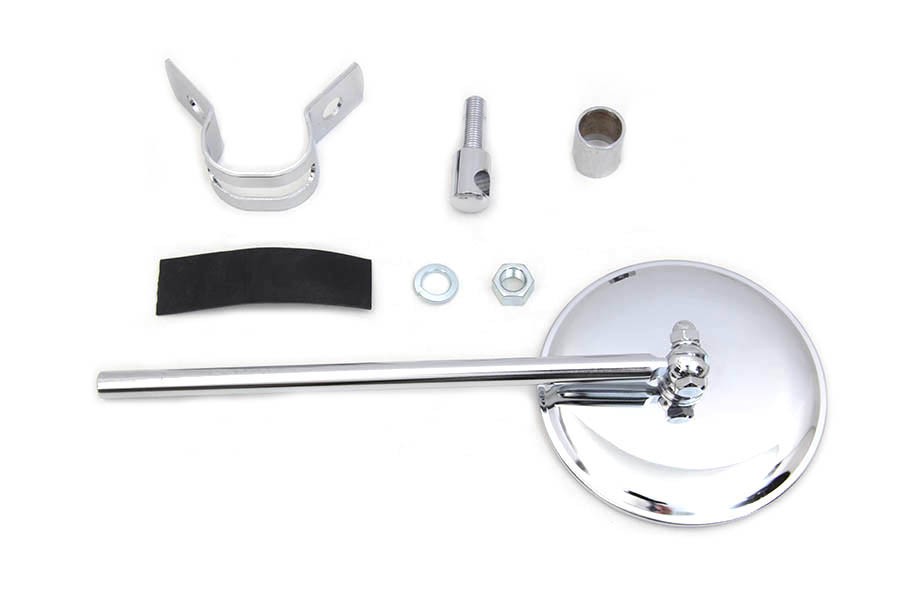 Replica Round Mirror Chrome for Harley-Davidson