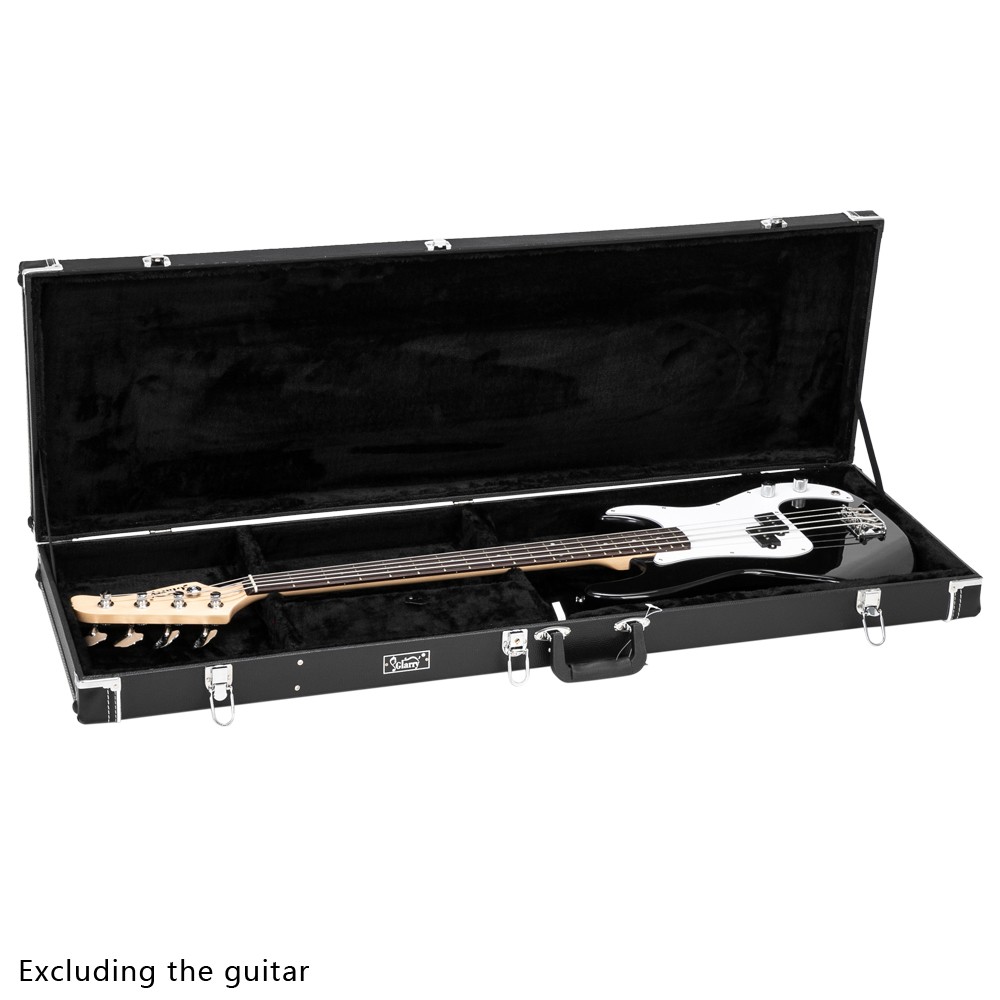Hard Case Flat Black Grade Electric Guitar Square
