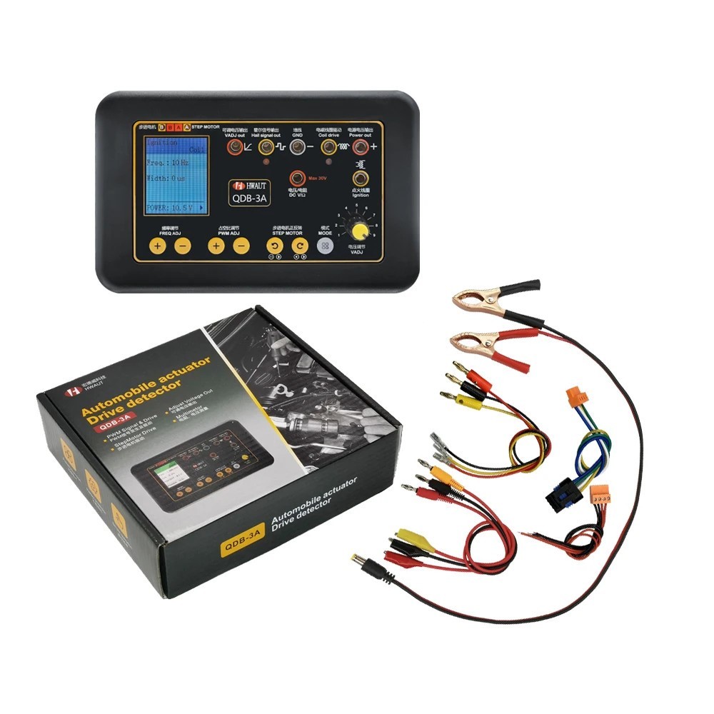 QDB 3A Automobile Ignition Coil Tester Test Electronic Throttle IAC Valves Tool