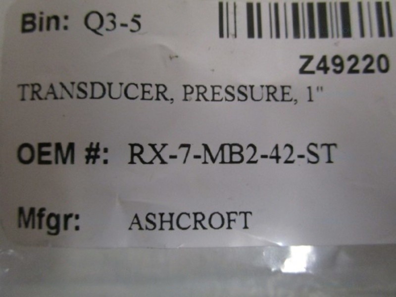 ASHCROFT RXLdp RX-7-MB2-42-ST PRESSURE TRANSMITTER  UNMP