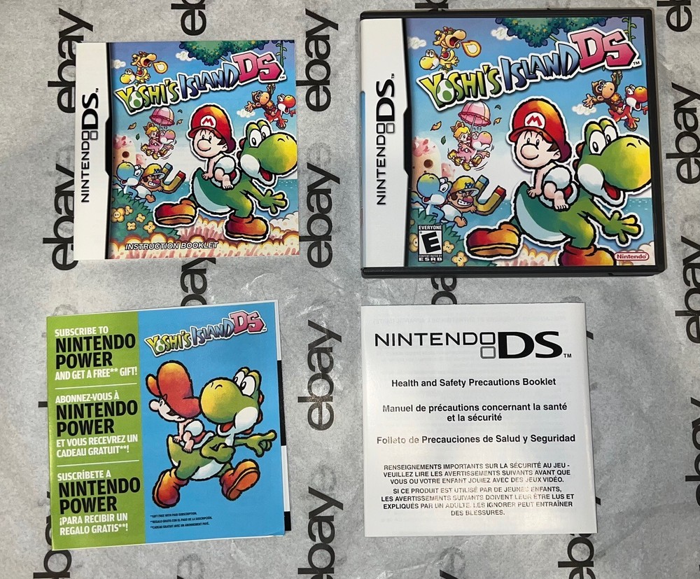 Nintendo DS OEM Replacement Game Case Only w/ Manual & Inserts *NO GAMES*
