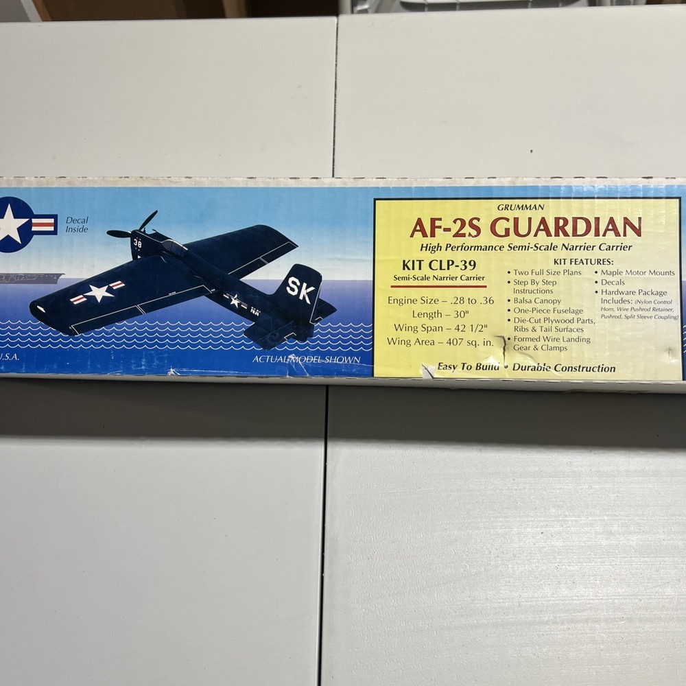 Brodak AF-2S Guardian CLP-39 Model Kit 42” WS