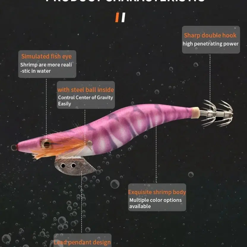 Squid Pattern Jigging Lure Octopus Squid Bait