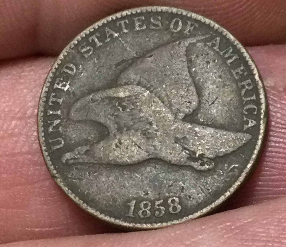 1858 Flying Eagle Cent