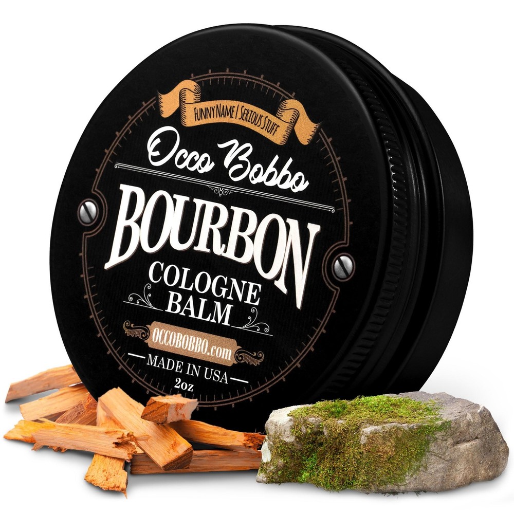Occo Bobbo - Solid Cologne Bourbon and Sandalwood Scent. Solid Bourbon Cologn...