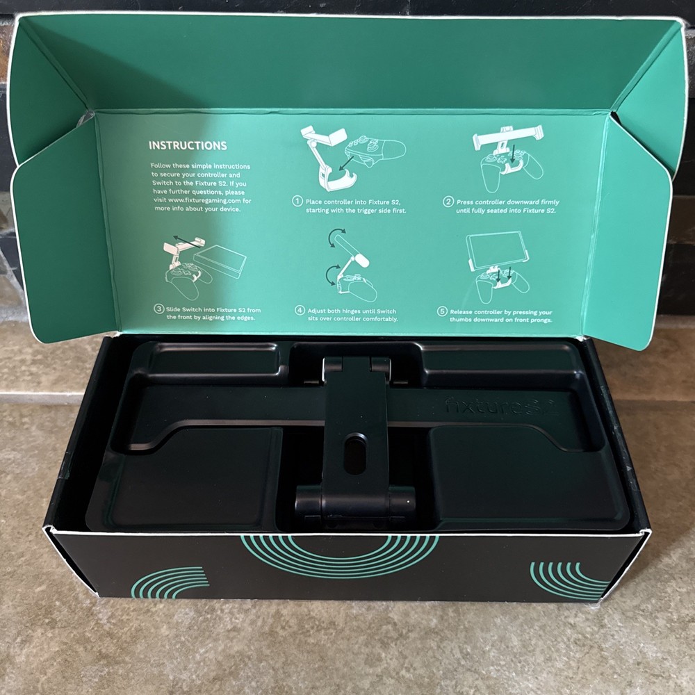 Fixture S2 Nintendo Switch OLED Pro Controller Mount - FAST SHIPPING