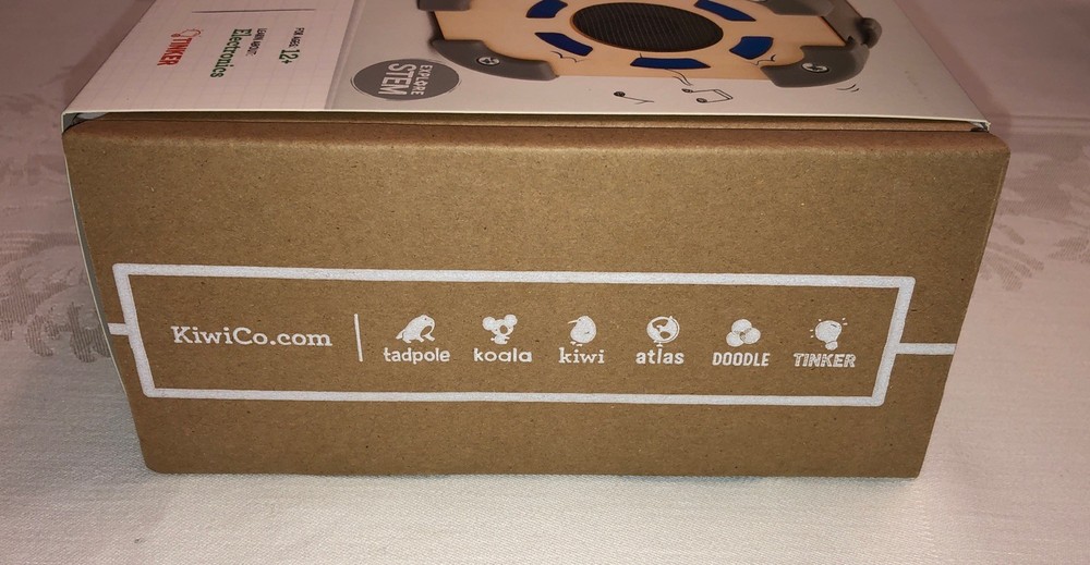 Kiwi Co Light Up Speaker Building Kit Electronics Science Tinker Crate Kiwi Co.,