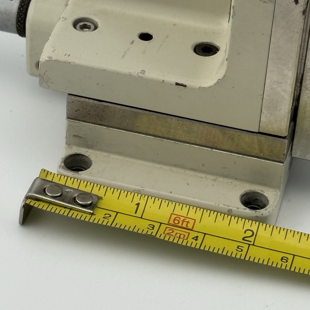 Line Tool Co. 2 Axis Linear Stage w 2 Starrett Micrometers