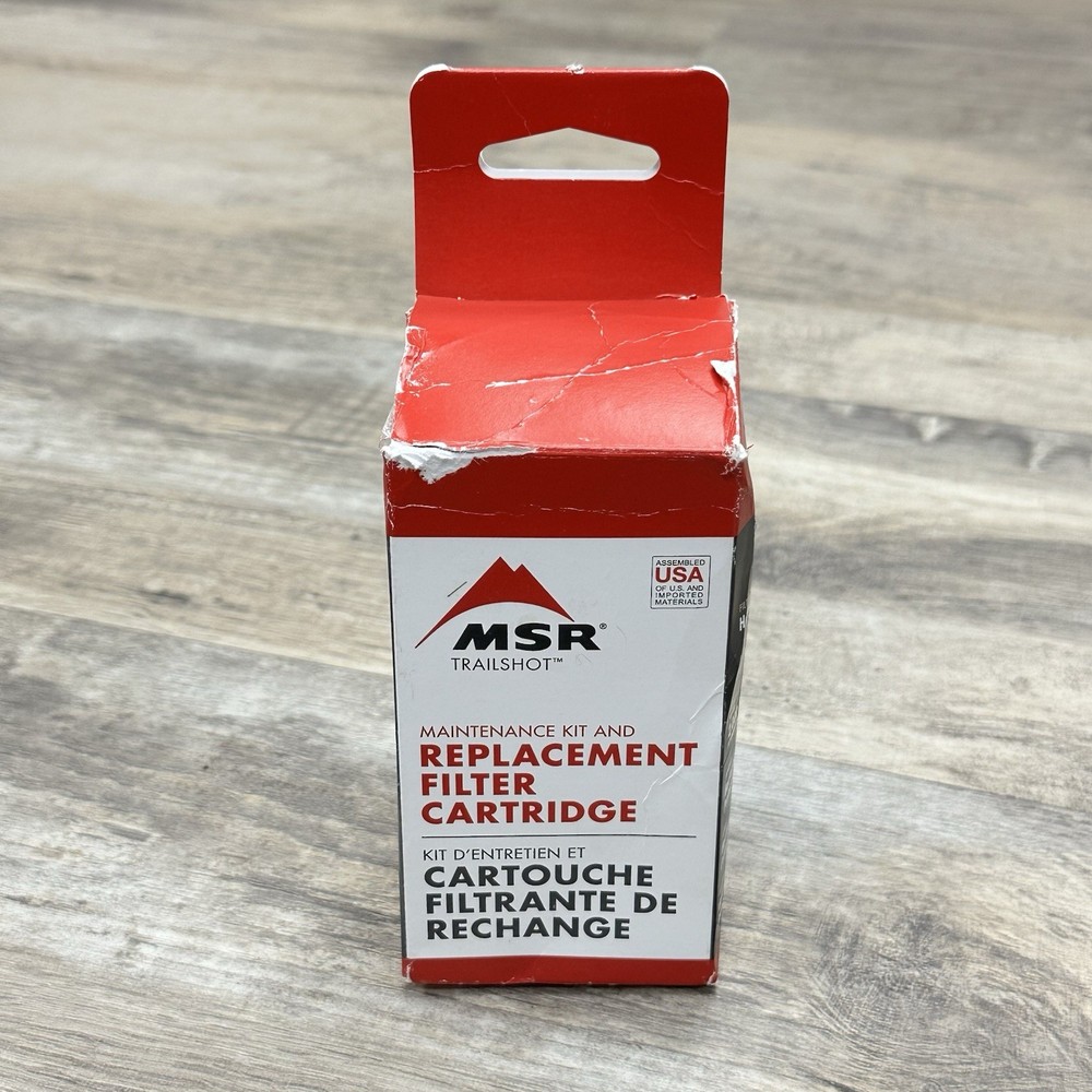 MSR TRAILSHOT REPLACEMENT FILTER AND MAINTENANCE KIT New Open Box