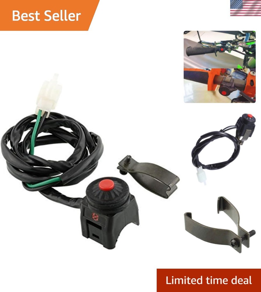 Universal Motorbike Switch Handlebar Motorcycle Kill Stop Switch Horn Button ...