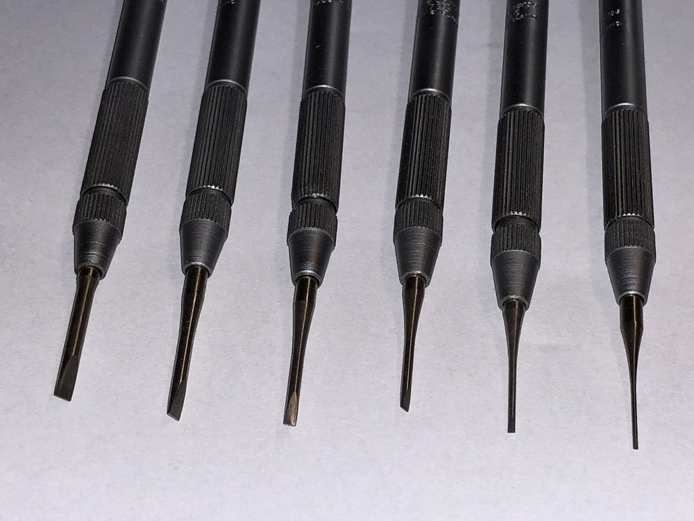 Brown & Sharpe 6 Piece Precision Screwdriver Set