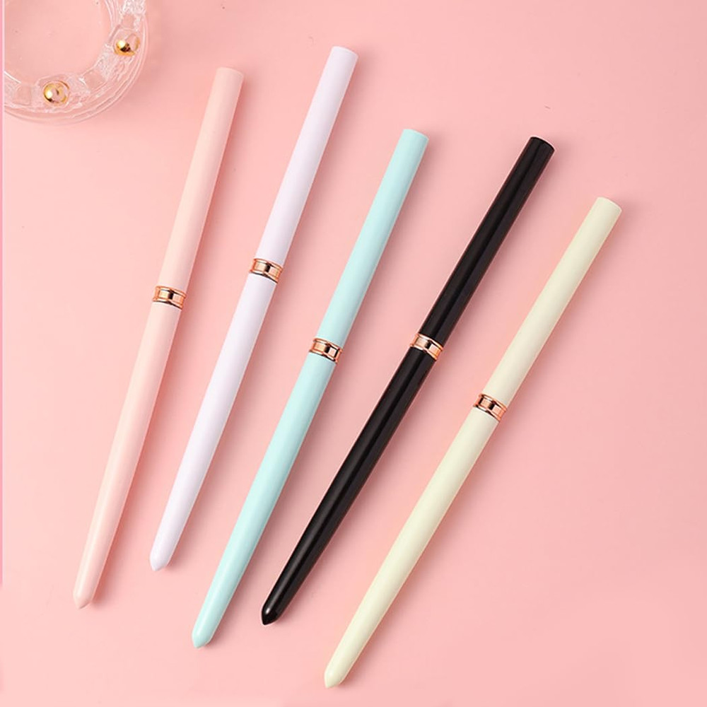 5Pcs Nail Art Liner Brushes for Thin Long Lines Tiny Details Fine Drawing