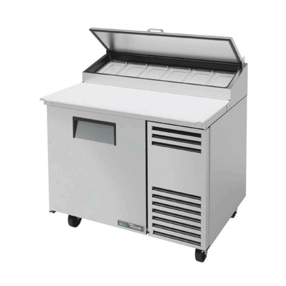 True TPP-44 One Door Pizza Prep Table, 6 Pan Capacity