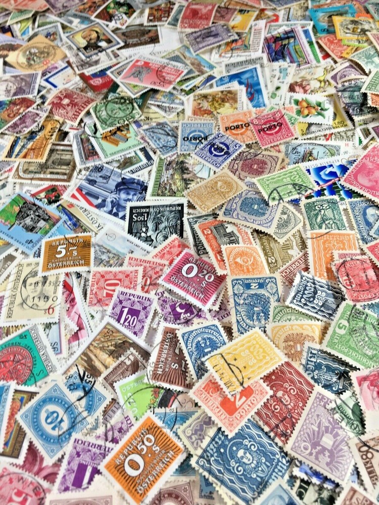 AUSTRIA - 1000 STAMPS - ALL DIFFERENT - USED, Including Sets
