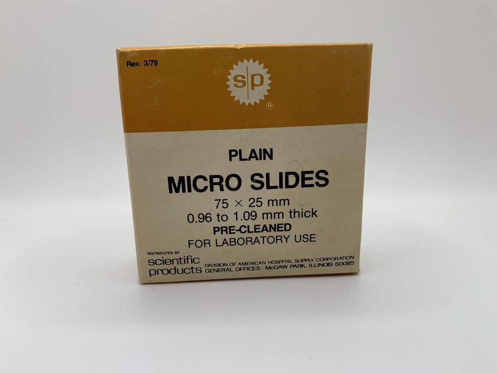 Microscope Slides, Vintage