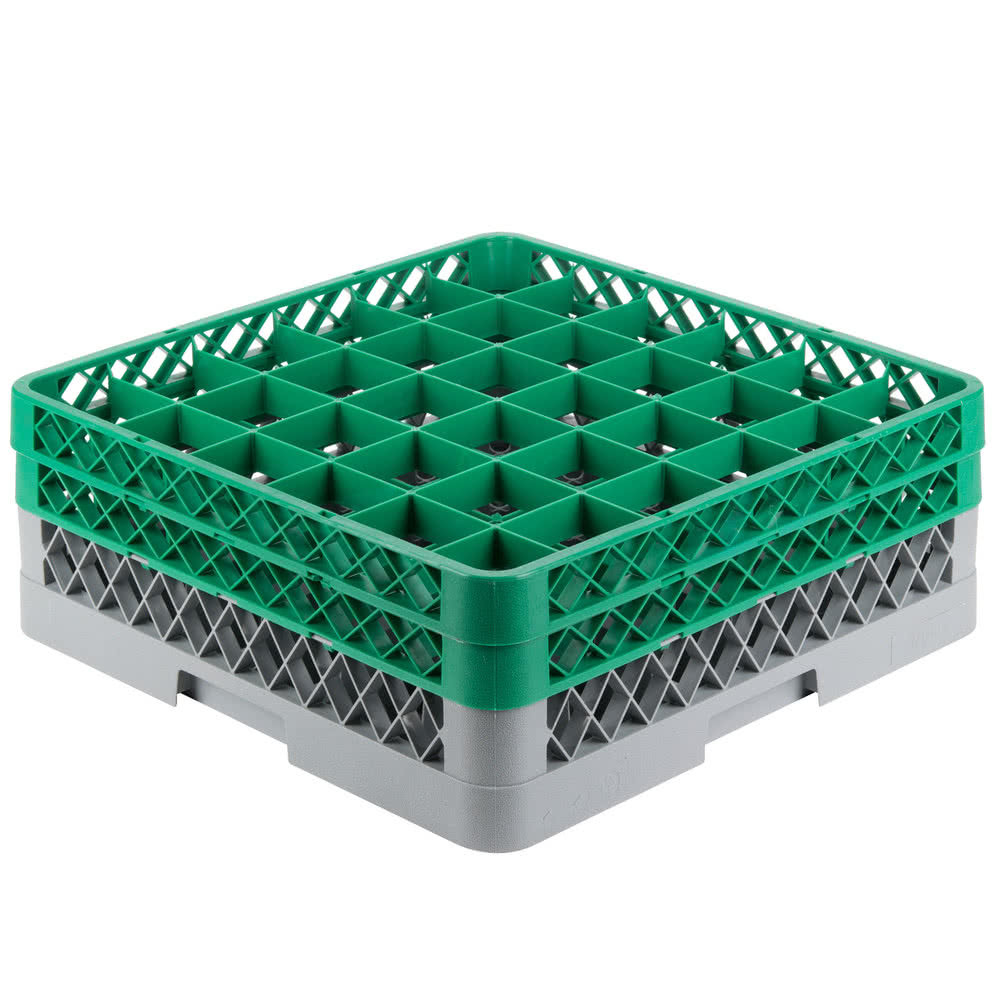4 PACK Commercial Dishwasher Machine 36 Cup Glass Tray Rack 2 Extender Automatic