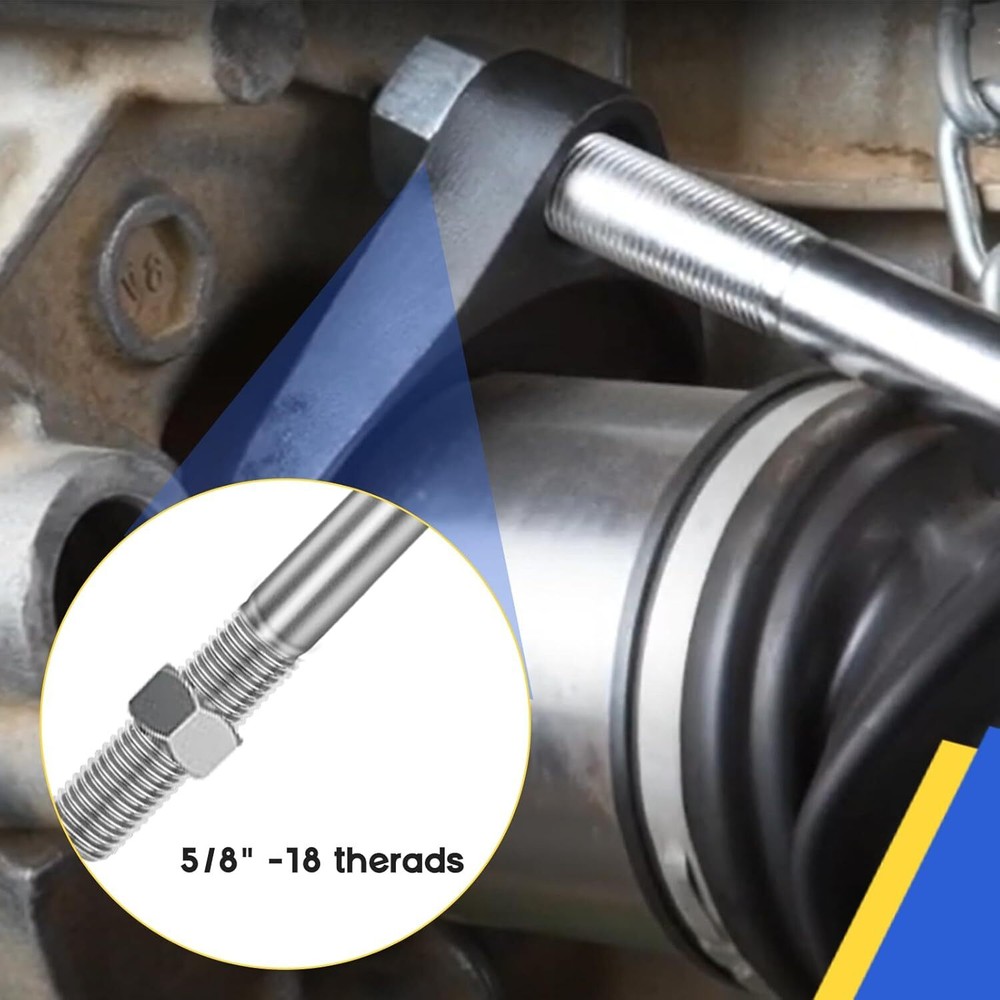 Front Wheel Drive Axle Removal Tool and Nut CV Joint Puller Slide Hammer Adapter