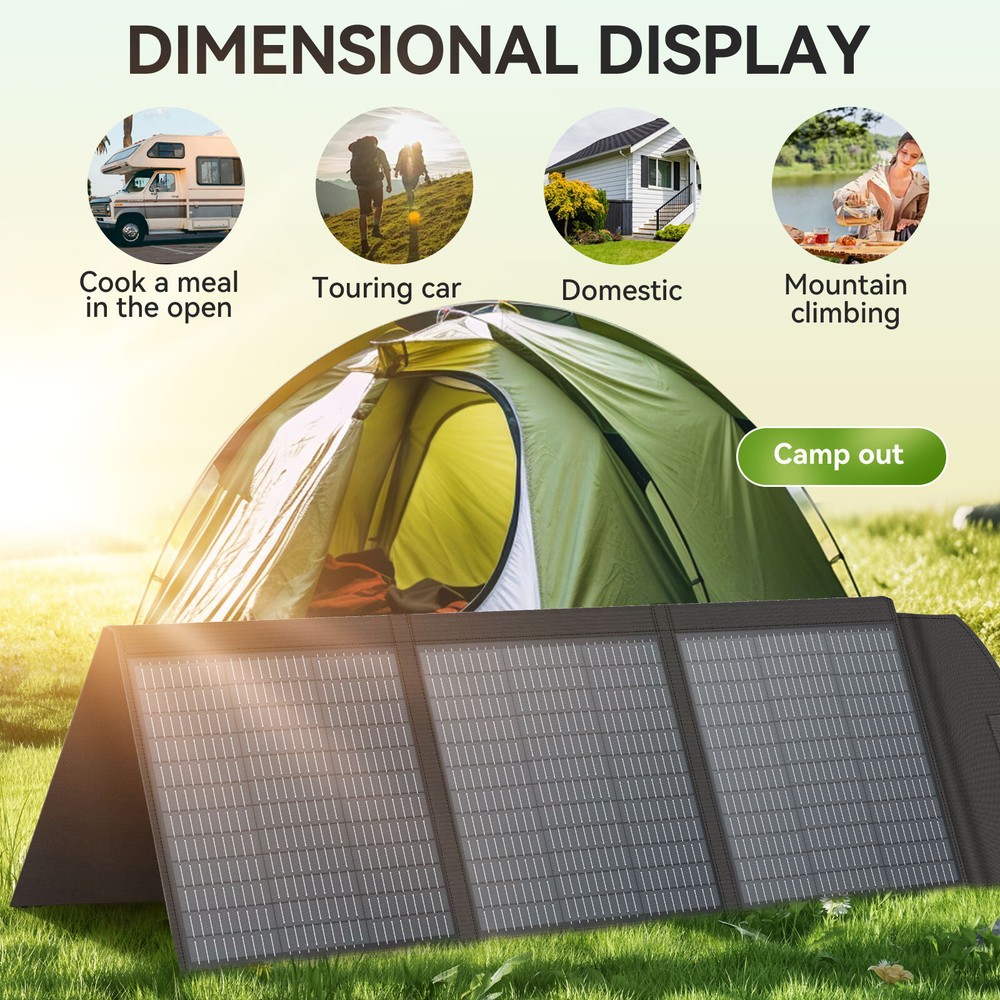 400W Portable Foldable Solar Panel Kit