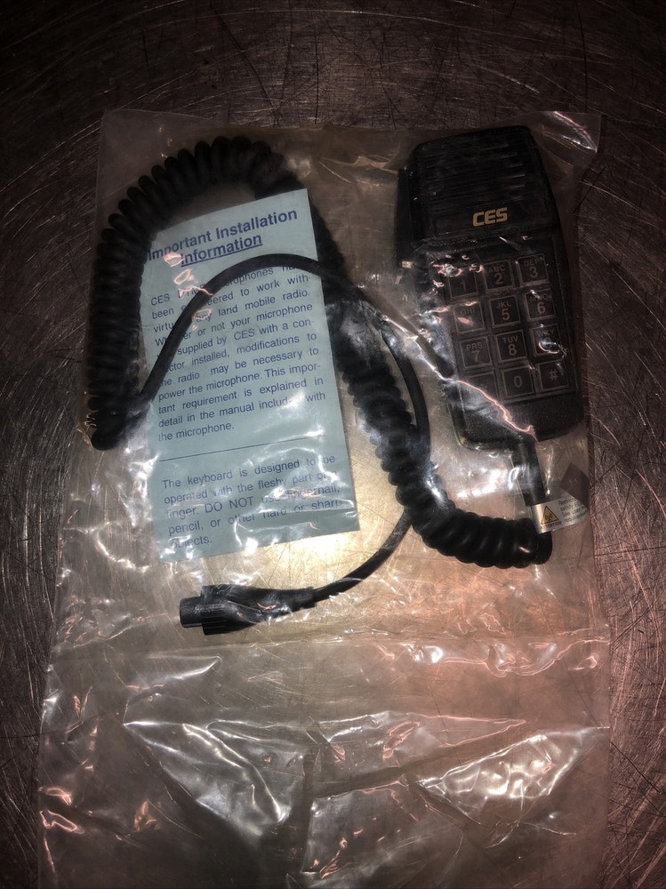 NOS CES 600L DTMF Heavy Duty Microphone