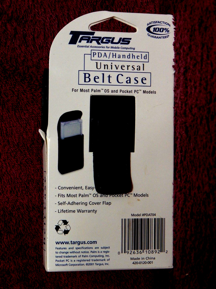 Targus PDA HAndheld Universal Belt Case PDAT04