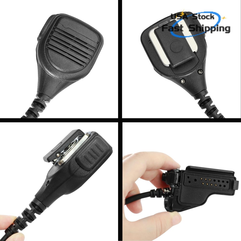 Speaker Microphone Compatible with HT1000 MTS2000 XTS2500 XTS3000 XTS5000 Radio