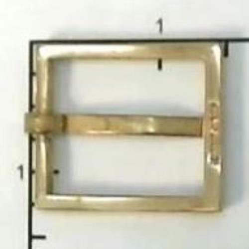 1" 25mm Solid Brass Square Belt Buckle