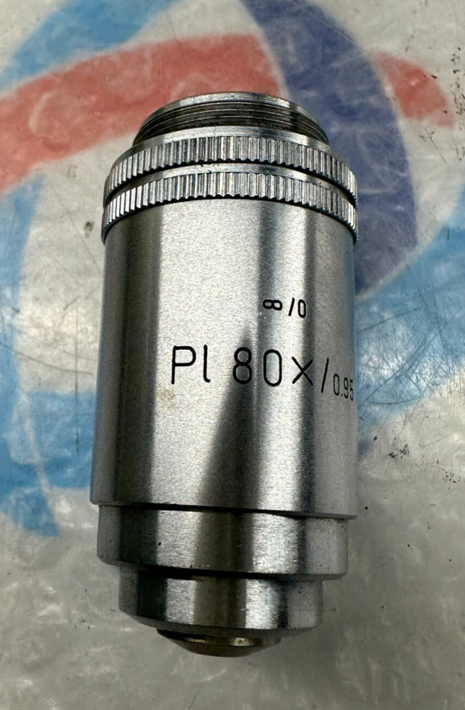 Leitz PL 80X/.95 Microscope Objective Lens
