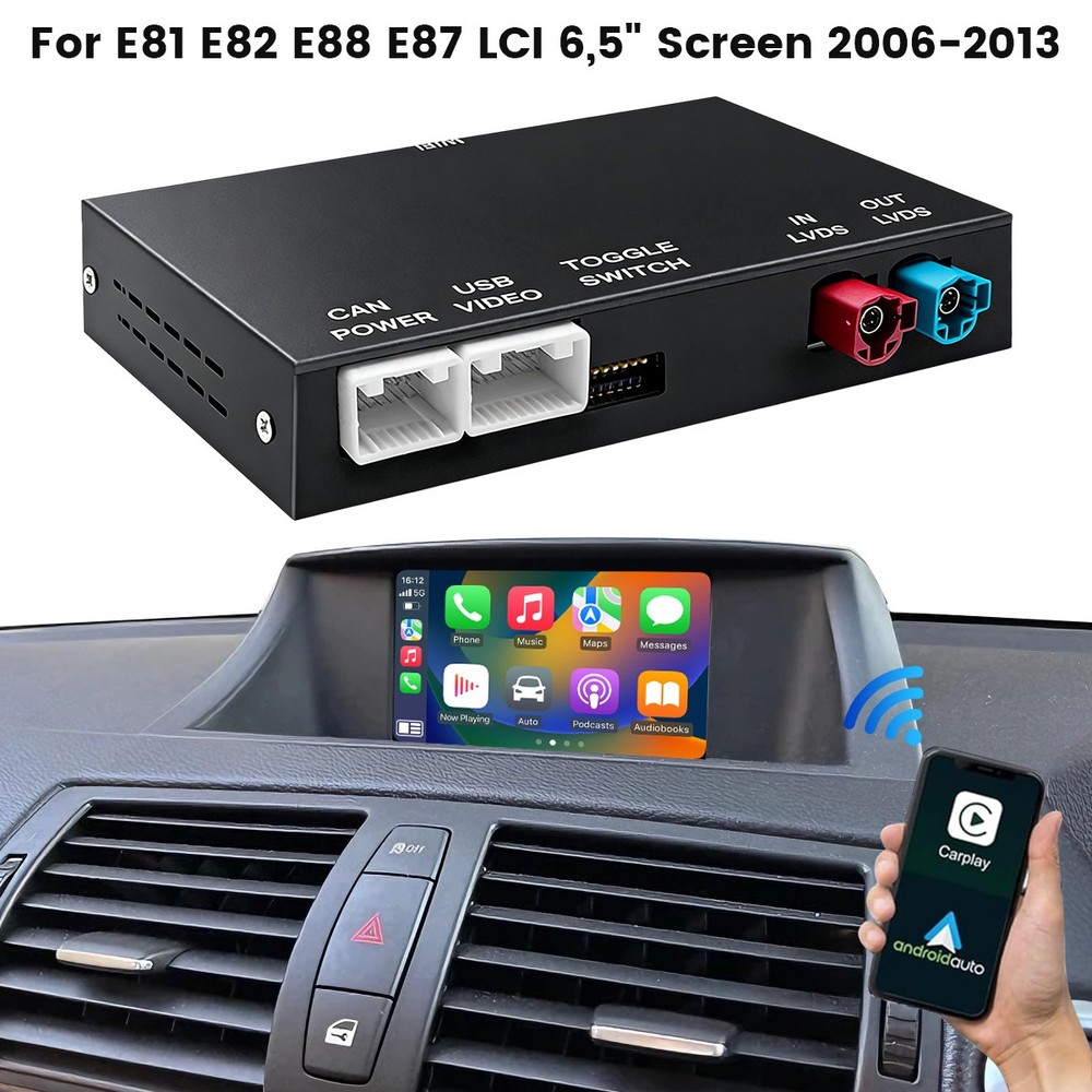 For BMW 328i 2008-2013 CIC System Wireless Apple Carplay Android Auto Module