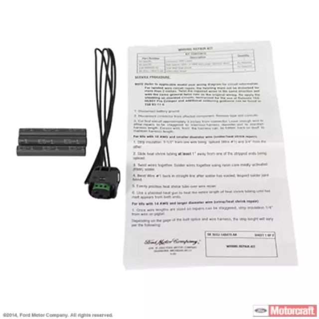 Genuine Ford Wire Assembly 8U2Z-14S411-RC