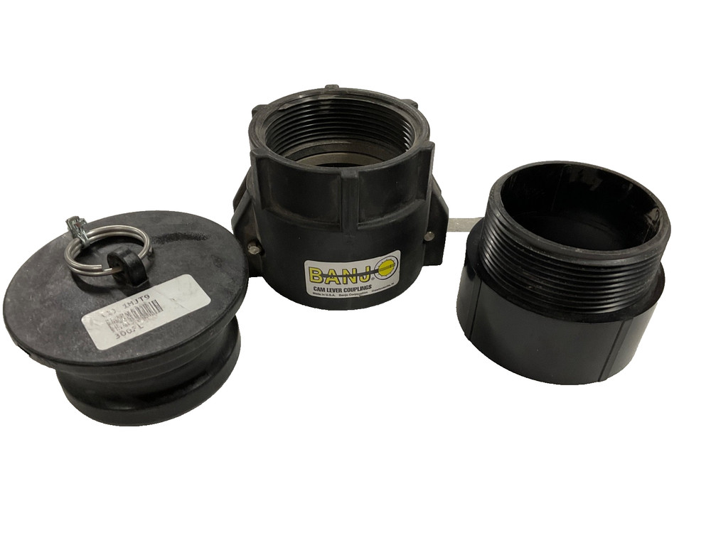 Banjo 4" Cam Lever Coupling With Plug