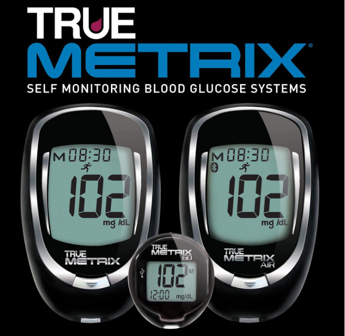 True Metrix Blood Glucose Test Strips, 50 Count