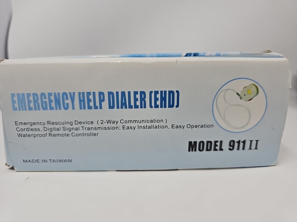 911 ii Emergency Help Dialer 2nd Generation 2-Way Talk Complete.