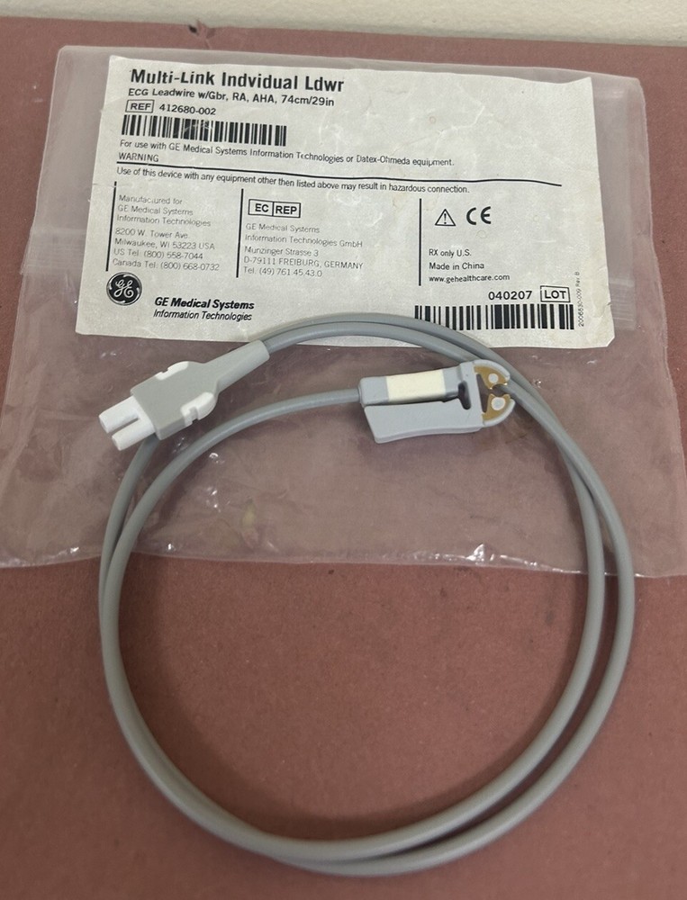 GE Multi-Link Individual ECD Leadwire 29” Ref- 412680-002