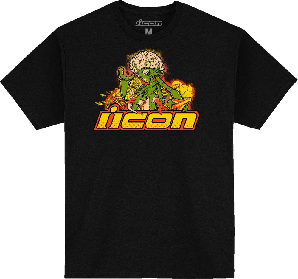 Icon Bugoid Blitz Mens Short Sleeve T-Shirt Black