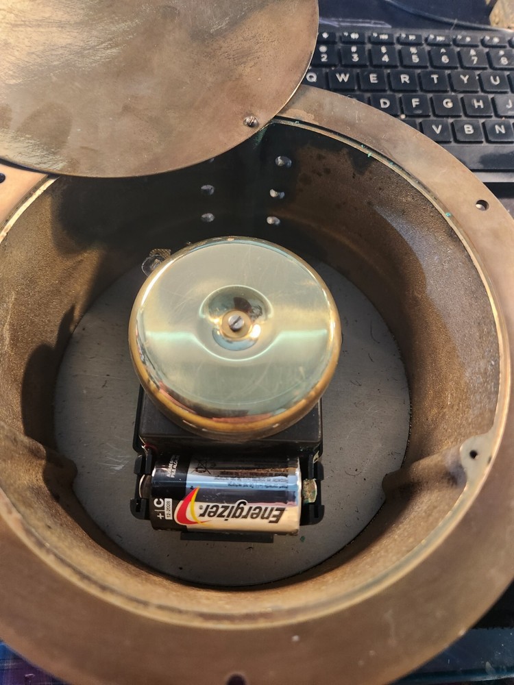 Bell Brass Ship Clock Working